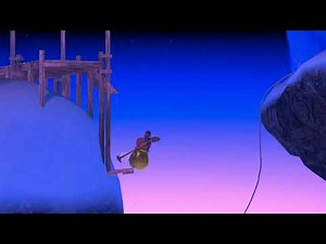 How to do the bucket jump like a real boss - Getting Over It with Bennett Foddy