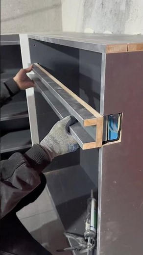 Cabinet Compartment Setup & Decorative Handle Install | Clean Finish