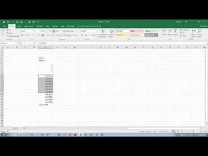 Excel 2016: Entering Data
