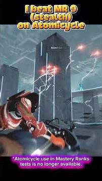 Warframe MR9 Stealth, on Atomicycle #warframe #warframecommunity #warframegameplay #tenno