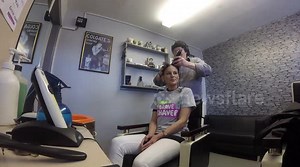 UK woman raises hundreds of pounds after shaving her head for charity