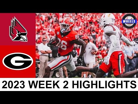 #1 Georgia vs Ball State Highlights | College Football Week 2 | 2023 College Football Highlights