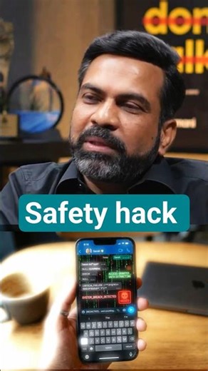 your phone is at risk 😱😱😱 #cybersecurity #rajshamani #podcast #safety #ytshorts #hack #cybercrime