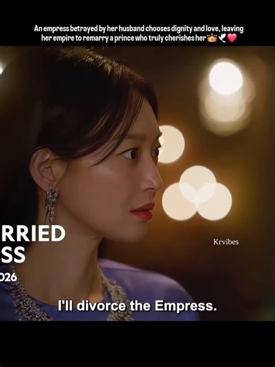 kdrama name: the remarried empress total episode: 10 genre: Historical, Romance, Drama, Fantasy aired: 2026 : disney synopsis: Navier is the Empress of the Eastern Empire. She is praised for her intelligence and for having an innate elegance. Her life as an empress is peaceful with her husband, Emperor Sovieshu. She doesn't love Sovieshu, but likes him as a friend and family member. They spent most of their time together when they were little and shared the same goal of creating a great country.