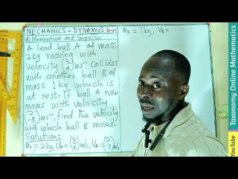 Mechanics Dynamics Series | Episode 41 - Momentum and Impulse (Final Velocity of Elastic Collision)