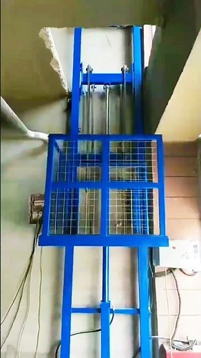 Wall Mounted Small Cargo Lift For Home and Industrial Use#cargolift #lifts