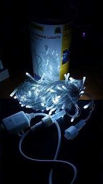 Premium Krisbow LED String Lights from Ace Hardware | 2 Channel 100 Cool White LED 10m 260 Lumens