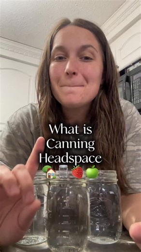 Polk Farms on Instagram: "the more you understand ABOUT food preservation, the less intimidating it is. headspace is the most common reason jars do not seal. Here is what headspace is, how it is important, and a quick reference guide to know which one to use. Save this video for the upcoming canning season & let me know in the comments what is one thing you want to learn to preserve this year. 🍓 #foodpreservation #homesteadingtiktok #selfsufficiency #waterbathcanning #growfood"