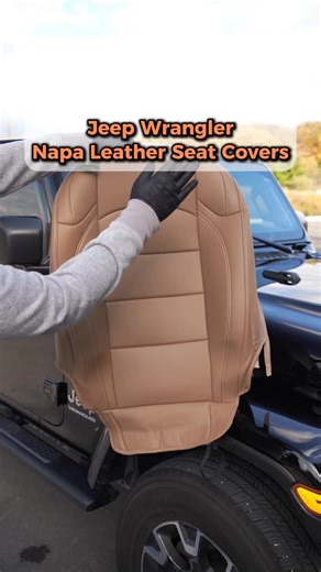 Jeep Wrangler Napa Leather Seat Cover Made from premium Napa leather for a soft and luxurious feel ✨ Fits 2018-2023 and 2024 Jeep Wrangler JLU Four-Door 🚙 Features SRS airbag stitching to ensure the highest level of safety 💼 Free shipping across North America 🌎 Use code JH10 for 10% off your order! Upgrade your Jeep’s interior today! 🚗💨 #jeepwranglers #jeep #jeeplife #jeepwrangler #x #jeeplove #jeepnation #jeeps #rr #offroad #jeepfamily #jeepers #jeepgirl #jeepwranglerunlimited | Jeep House