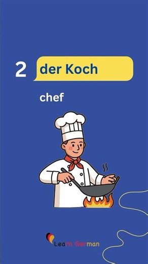 5 German Words a day - Berufe | professions | #learngerman | #shorts