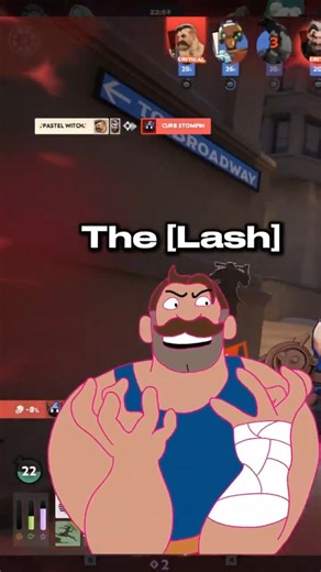 The Lash..Does it Again #deadlock #funny #shorts #Lash #animation