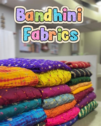 Rama Fabrics on Instagram: "Tradition that never fades ✨ Discover the timeless beauty of Bandhini fabrics at Rama Fabrics — where every tie & dye tells a story of heritage, colour, and craftsmanship. Perfect for festive wear, lehengas, dupattas, sarees, and ethnic ensembles that stand out effortlessly 💛 From subtle elegance to vibrant celebrations, Bandhini is always in style. Visit Rama Fabrics and drape tradition with pride 🌸 To shop, drop by our Brindavan colony store (https:// goo.gl/maps/
