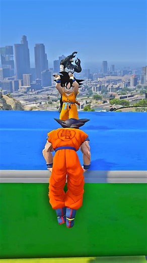 GTA V : Goku teaches us love in its purest form | Ep.1 #shorts