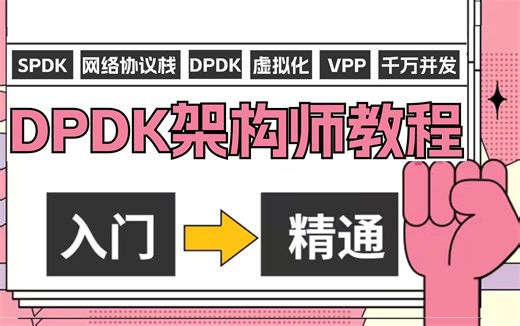 2024年最新DPDK高级架构师教程，内容涵盖（spdk，存储，安全，虚拟化，网关，云原生...）我靠这套教程一个月成功转岗！！！