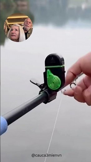 Fish bite alarm that actually works #fishing #satisfying