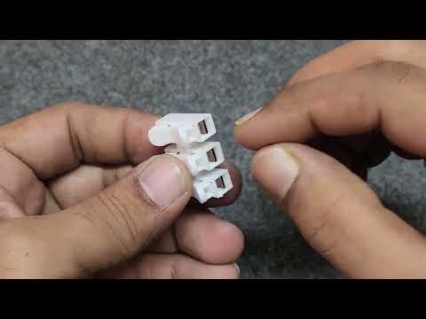 CH-3 Spring Quick Wire Connector (also known as a 3-pin push quick connector spring clamp terminal