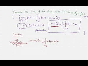 Calculus III - Problem of the day - 81 - The Planimeter Formula