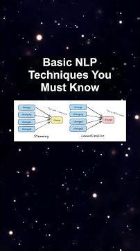 Basic NLP Techniques You Must Know #ai #artificialintelligence #machinelearning #aiagent Basic Nlp