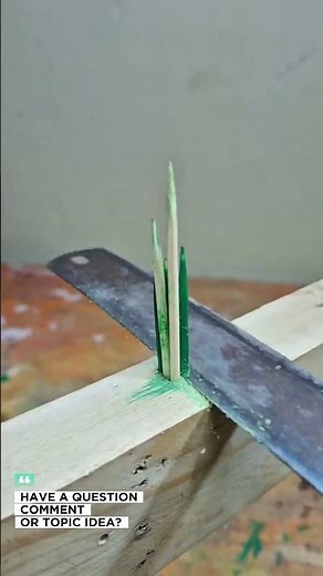Patching Wood Defects with Toothpicks and Hot Glue