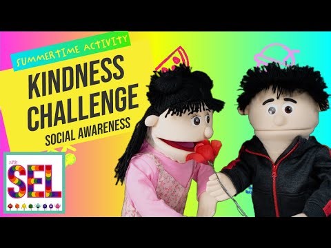 Puppet Videos for Kids | Kindness Challenge - Social-Emotional Learning for Kids | A LITTLE SEL