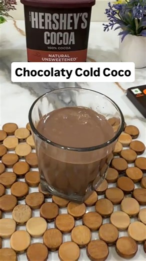 Thick & Creamy Cold Coco Recipe | Chocolate Cold Drink at Home 🥤🍫 #youtubeshorts #cooking #coldcoco