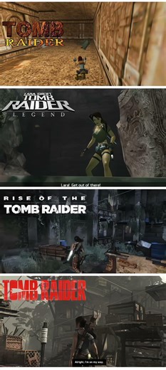Tomb Raider (1996-2018) Graphics Revolution #tombraider #like #shorts #video #gaming #subscribe