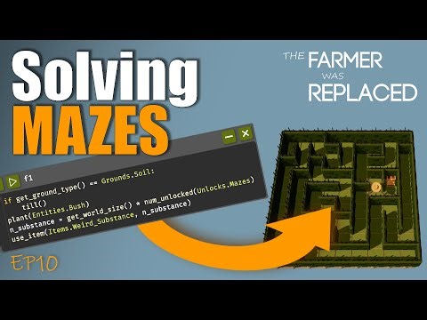 Try solving Mazes | The Farmer Was Replaced | EP10