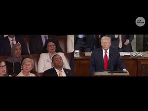 Ilhan Omar calls Donald Trump a 'murderer' at SOTU, president says she 'should be ashamed'