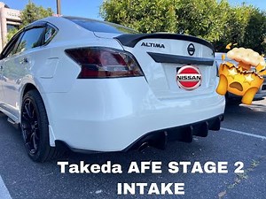 aFe Takeda Stage-2 Cold Air Intake install