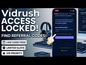 Vidrush AI Referral Codes | Access Code Waitlist & Get Instant Access!