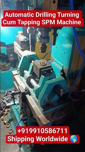 Automatic Drilling Cum Tapping SPM Machine #automaticdrilltapmachine #spmmachine @indiamachinetools