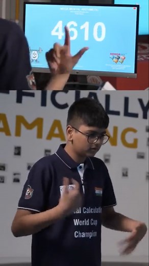 1.5K views | A child prodigy from India has set a world record. He mentally added up 100 four-digit numbers in 30.9 seconds. #talentshow | Hossain Billal | Facebook