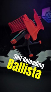 32K views · 6.1K reactions | 3D printed self reloading Crossbow! Printer：@screase3d Used Filament: 3DHoJor PLA pro / PLA matte Printed on Creality K1C Model: Automatic reloading crossbow by 3DPrintingDot #3dhojor #3dprinting #3dprinted #reloading #crossbow #maker #diy | 3DHoJor | Facebook