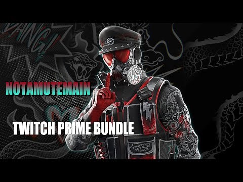 Notamutemain TWITCH PRIME Artist Bundle SHOWCASE - In Game - R6 Marketplace