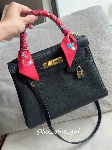 💋100% Authentic Luxury Goods💋 on Instagram: "🌟SUPER DEAL 🌟 AUTHENTIC Kelly 28 Retourne Black Togo Gold Hardware stamp I🔲 ▪️ Most coveted Togo leather - durable and water/ scratch resistant 😍▪️Condition excellent ✅ Inclusions : clochette, keys, lock, strap and dustbag ▪️45,xxx . #lux_chic_available . #hermeskelly #hermestogo #hermeskelly28 #hermesblack . Disclaimer: lux_chic_gal is not affiliated, authorized, endorsed or in any way connected with any of the brands listed on our platform. Al