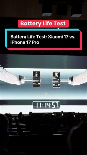 Xiaomi 17 vs iPhone 17 Pro: Battery Life Comparison