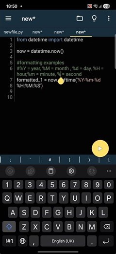 Date and Time in python.#python