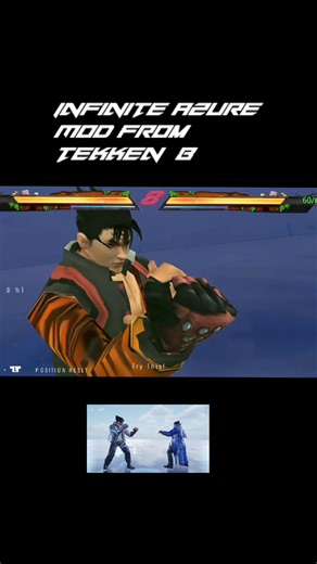 Infinite azure mod from tekken 8#shorts #tekken8 #jinkazama #ppsspp #download