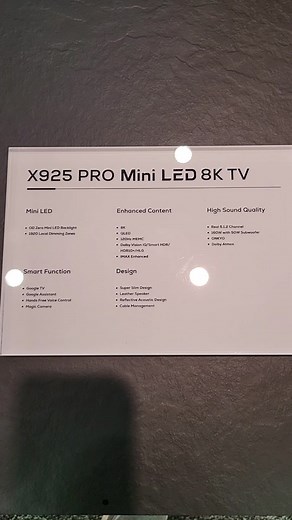 #MiniLED #8k #TV #TCL #ces2022 #CES