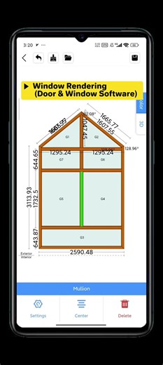 Window Rendering (Door & Window Software) #门窗设计 #门窗效果图软件 #门窗设计软件 #门窗软件免费