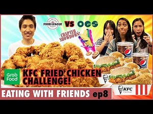 KFC 50 Piece Fried Chicken Challenge! | Eating with Friends Episode 8!