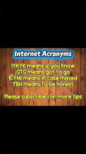 Internet Acronyms Explained