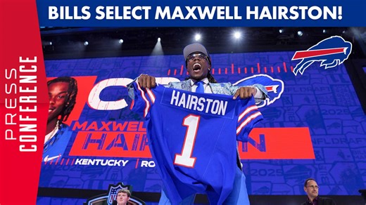 The Buffalo Bills Select Maxwell Hairston In The First Round Of The 2025 NFL Draft!