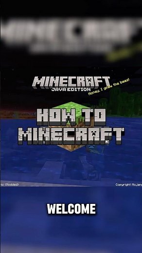 How to Minecraft – Episode 1: First Steps #shorts