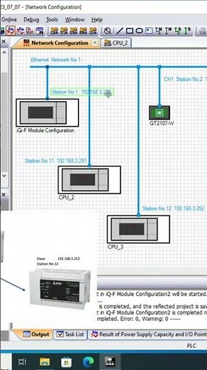 Simple PLC Communication using Mitsubishi FX5U CPU,s and GXWorks3