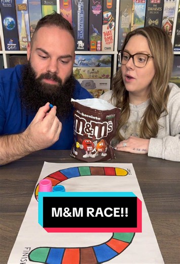 Finish The Race First To Win This Game! #boardgames #gamenight #couple #fun