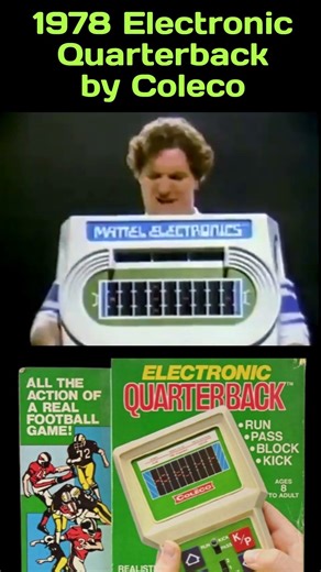 1978 Electronic Quarterback by #coleco #vintagecommercial