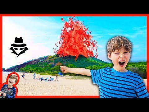 GAME MASTER SENT US INSIDE REAL VOLCANO TO FIND TOP SECRET MYSTERY CLUES