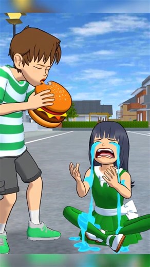 Sakura school simulator funny yuta and mio🤣🤣 #sakuraschoolsimulator #shorts