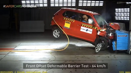 2022 马鲁蒂 铃木 S-Presso (印度版) 全面碰撞测试 global ncap
